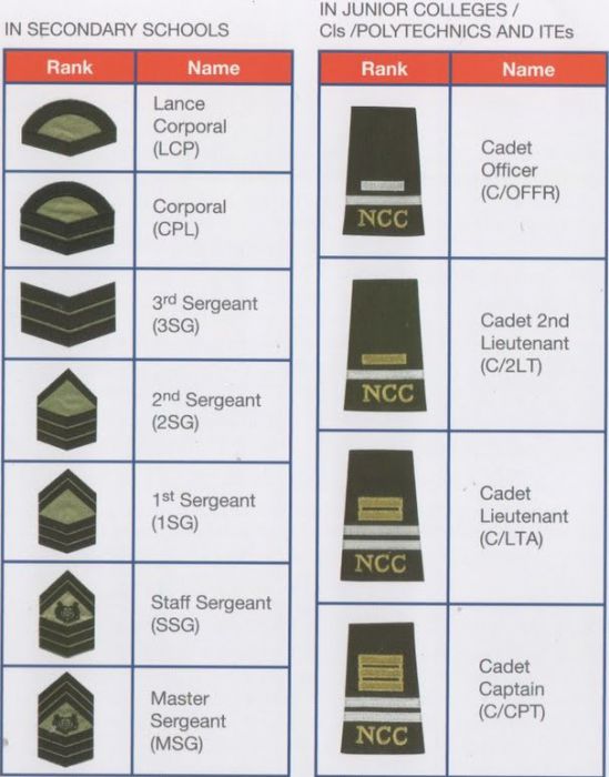NCC Ranks and Badges